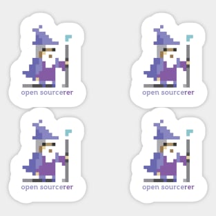 4x opensourcerer Sticker